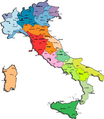 Clicca sulla Regione
