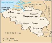 Mappa Belgio