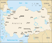 Mappa Turchia