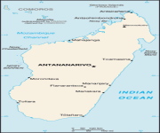 Mappa Madagascar