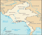 Mappa Myanmar