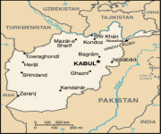 Mappa Afghanistan