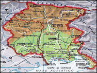 Mappa Friuli Venezia Giulia