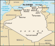 Mappa Algeria