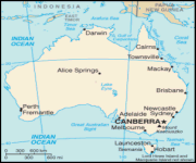 Mappa Australia