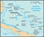 Mappa Bahamas