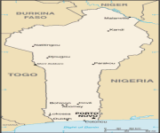 Mappa Benin