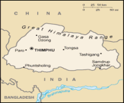 Mappa Bhutan