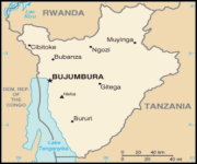 Mappa Burundi