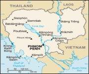 Mappa Cambogia