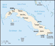 Mappa Cuba