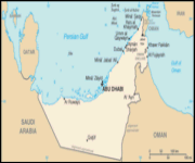 Mappa Emirati Arabi Uniti