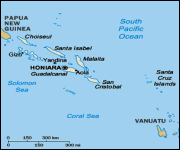 Mappa Isole Salomone