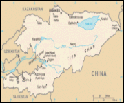 Mappa Kirghizistan