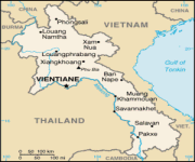 Mappa Laos