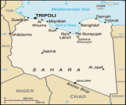 Mappa Libia