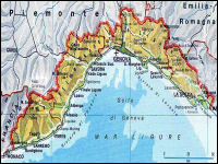 Mappa Liguria