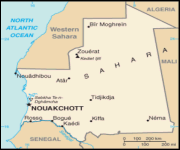 Mappa Mauritania