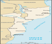 Mappa Mozambico