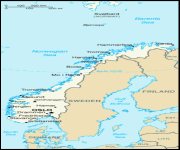 Mappa Norvegia