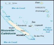 Mappa Nuova Caledonia