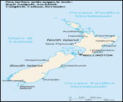 Mappa Nuova Zelanda