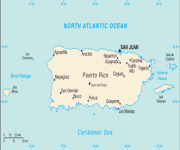Mappa Porto Rico