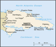 Mappa Repubblica Dominicana