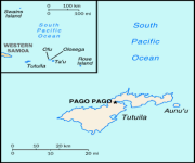 Mappa Samoa Americane