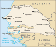 Mappa Senegal