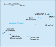 Mappa Seychelles