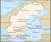 Mappa Svezia