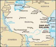 Mappa Tanzania