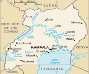 Mappa Uganda