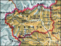 Mappa Valle d'Aosta