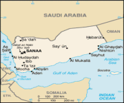 Mappa Yemen
